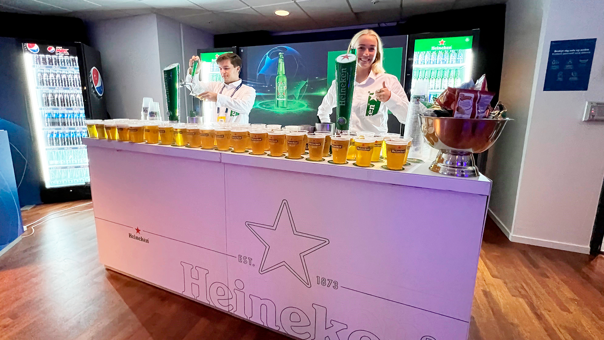 Heineken Sampling, Champions League